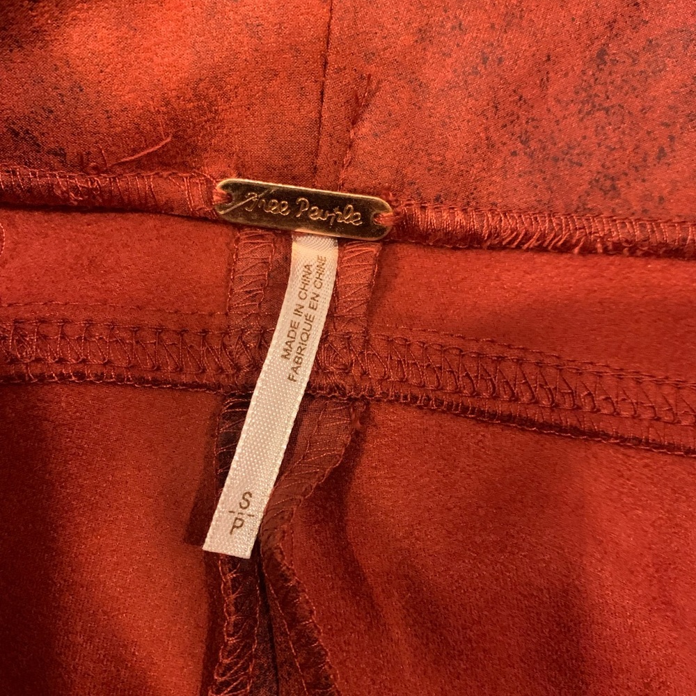Free people Heat Wave Suede High Rise Bike Shorts - Picture 6 of 7